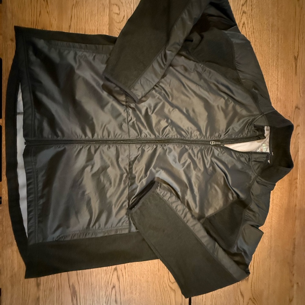 RHONE Black‎ and Gray Windbreaker Jacket